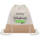 Sac Fête des Pères Papi Papa Cadeau anniversaire Noël Travail Boulot Métier Départ Retraite Collègue Homme cabas shopping plage