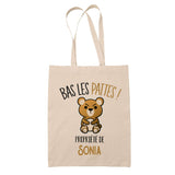 Sac tote bag réutilisable coton shopping Fête des Mères Mamie Famille Idée Cadeau anniversaire Noël Travail Boulot Métier Départ Retraite Collègue Femme