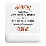 Tapis de souris ergonomique avec repose-poignet, accessoire bureau pour femme et homme, fête des pères, cadeau pas cher, idée cadeau fête des mères, secret santa, départ à la retraite, télétravail et gaming