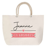 Sac Fête des Mères Mamie Famille Idée Cadeau anniversaire Noël Travail Boulot Métier Départ Retraite Collègue Femme cabas shopping plage