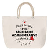 Sac Fête des Mères Mamie Famille Idée Cadeau anniversaire Noël Travail Boulot Métier Départ Retraite Collègue Femme cabas shopping plage