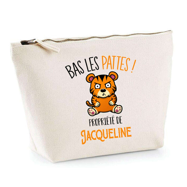 Trousse pochette de rangement maquillage Fête des Mères Mamie Famille Idée Cadeau anniversaire Noël Travail Boulot Métier Départ Retraite Collègue Femme