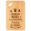 Planche à découper cadeau Noël famille amis papa maman mamie papi, idée cadeau apéro et cuisine, Secret Santa