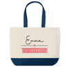 Sac de shopping bleu Emma en Vacances