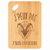Planche bambou gravée personnalisée femme homme idée cadeau Fête des Mères Fête des Pères apéro papa maman prénom cuisine plateau fromage