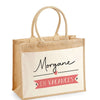 Sac Fête des Mères Mamie MAman Soeur Femme Famille Idée Cadeau anniversaire Noël Travail Boulot Métier Départ Retraite Collègue Femme cabas shopping plage