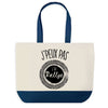 Sac de shopping bleu J'peux pas Rallye