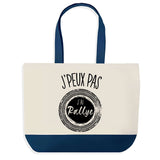 Sac de shopping bleu J'peux pas Rallye