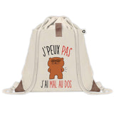 Sac à dos avec pochette J'peux pas Mal De Dos