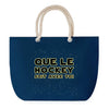 Sac de plage Bleu anse corde Hockey soit avec toi