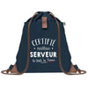 Sac à dos Bleu avec pochette Certifié meilleur Serveur