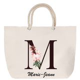 Sac Fête des Mères Mamie Famille Idée Cadeau anniversaire Noël Travail Boulot Métier Départ Retraite Collègue Femme cabas shopping plage