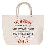 Sac Fête des Mères Mamie Famille Idée Cadeau anniversaire Noël Travail Boulot Métier Départ Retraite Collègue Femme cabas shopping plage