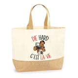 Sac Jute Fête des Mères Fêtes des Pères Mamie Papi Famille Idée Cadeau anniversaire Noël Travail Boulot Métier Départ Retraite Collègue Femme Homme