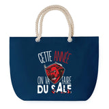 Sac de plage Bleu anse corde J'peux Pas Féria Faire du Sale