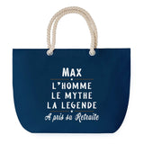 Sac de plage Bleu anse corde Max Retraite