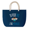Sac de plage Bleu anse corde J'peux Pas Mentaliste Mentalisme