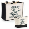 Cabas homme ou femme sac plage ou shopping tote bag pochette trousse Idée cadeau original pour anniversaire Noël travail départ retraite collègue famille fete des mères fetes des pères papa maman mamie papi