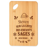 Planche à découper cadeau Noël famille amis papa maman mamie papi, idée cadeau apéro et cuisine, Secret Santa