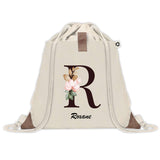 Sac à dos avec pochette Roxane Lettre Fleur