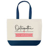 Sac de shopping bleu Ostéopathe en Vacances