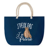Sac de plage Bleu anse corde J'peux Pas Poterie