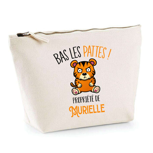 Trousse pochette de rangement maquillage Fête des Mères Mamie Famille Idée Cadeau anniversaire Noël Travail Boulot Métier Départ Retraite Collègue Femme