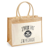 Sac Fête des Mères Mamie Famille Idée Cadeau anniversaire Noël Travail Boulot Métier Départ Retraite Collègue Femme cabas shopping plage Homme Papa Papi Pères Frère