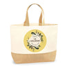 Sac Jute Fête des Mères Fêtes des Pères Mamie Papi Famille Idée Cadeau anniversaire Noël Travail Boulot Métier Départ Retraite Collègue Femme Homme