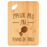 Planche bambou gravée personnalisée femme homme idée cadeau Fête des Mères Fête des Pères apéro papa maman prénom cuisine plateau fromage