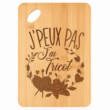 Planche bambou gravée personnalisée femme homme idée cadeau Fête des Mères Fête des Pères apéro papa maman prénom cuisine plateau fromage