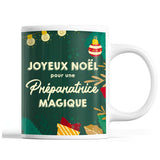 Tasse Noël Préparatrice femme Vert - Planetee