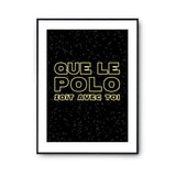 Affiche polo soit avec toi - Planetee