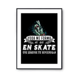 Affiche Skate Légende Skateur et Skateuse - Planetee