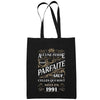 Sac Tote Bag 1991 Femme Parfaite 33 ans - Planetee