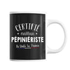 Mug Homme Pépiniériste Meilleur de France | Tasse Noire métier - Planetee