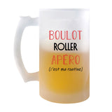 Chope de Bière Roller C'est ma Routine - Planetee