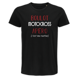 T-shirt homme Motocross C'est ma Routine - Planetee