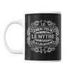 Mug Directeur Le Mythe la Légende noir - Planetee