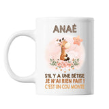 Mug Anaé Cou Monté Girafe - Planetee