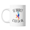 Mug Basket c'est la vie Basketball - Planetee