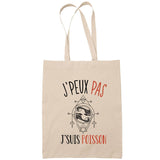 Sac Tote Bag J'peux pas Signe lion beige - Planetee