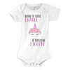 Body bébé Grande Licorne Rose - Planetee