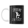 Mug Foot j'peux pas Noir - Planetee