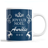 Tasse Noël Aurélie Bleu - Planetee