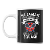 Mug Squash Octogénaire Homme 80 ans - Planetee