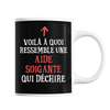 Mug Aide Soignante Qui déchire - Planetee