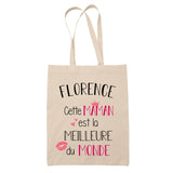 Tote Bag Florence Meilleure Maman - Planetee