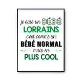 Affiche fier d'être Lorrains - Planetee