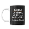 Mug prénom Michèle cadeau départ retraite - Planetee